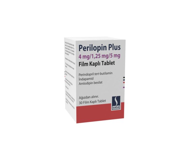 Peerilon Tablet Perilopin Plus 4 mg/1,25 mg/5 mg Film Kaplı Tablet | Saba İlaç